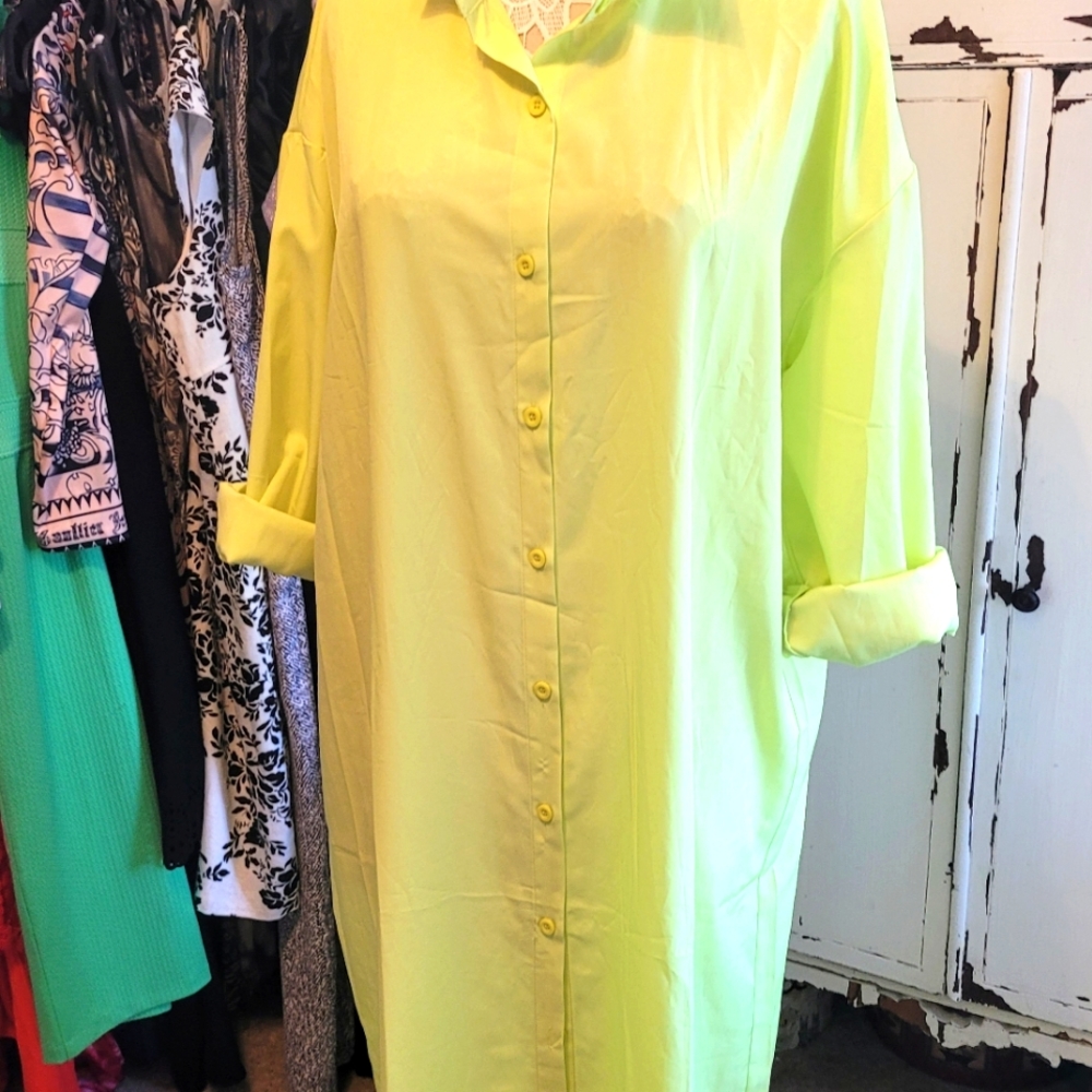 Long shirt dress/cover up